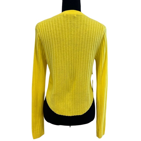 NWT Babaton Royal Yellow Nathaniel Sweater Size M - Picture 2 of 7